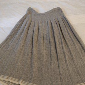 Vintage Liz Claiborne lambswool and angora knee-length skirt